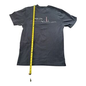 Carhartt K87 Pocket Tee Chillicothe Ohio Paper City Skyline Gray Mens Small 30"